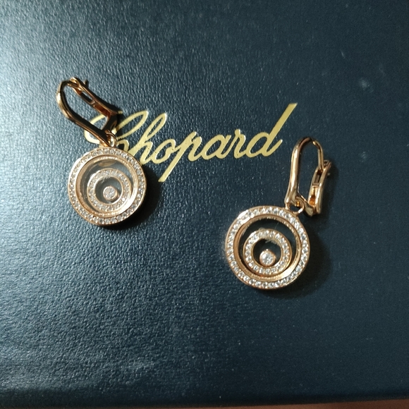 Chopard 18k Gold Earrings - Picture 6 of 6